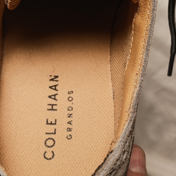 Cole Haan Two-Tone Gray Leather and Suede Wingtip Oxfords main image 7